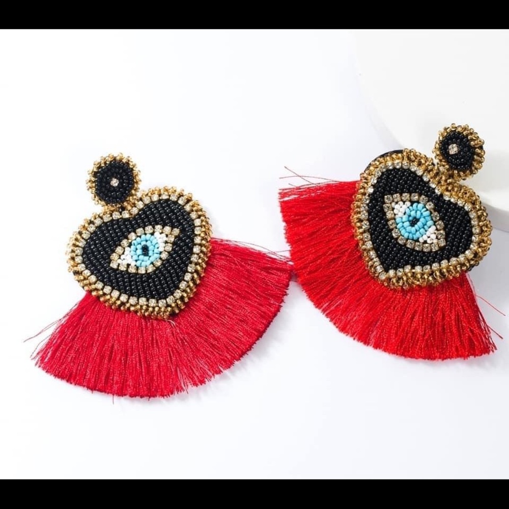 Aretes de hilo